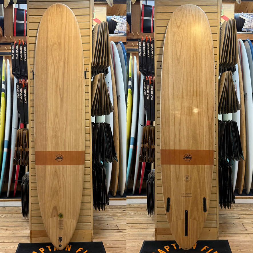 8'6 Fun Division Long Ecoskin surfboard top photo