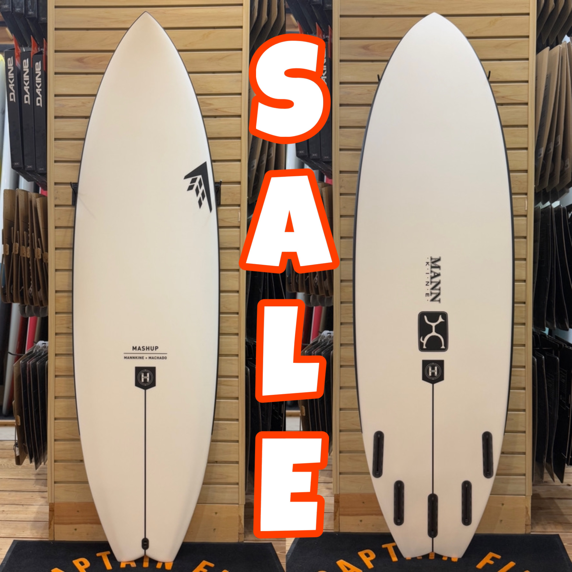5'7 Mashup  surfboard top photo