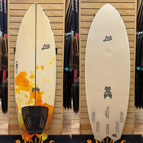 5'5 Libtech  surfboard top photo