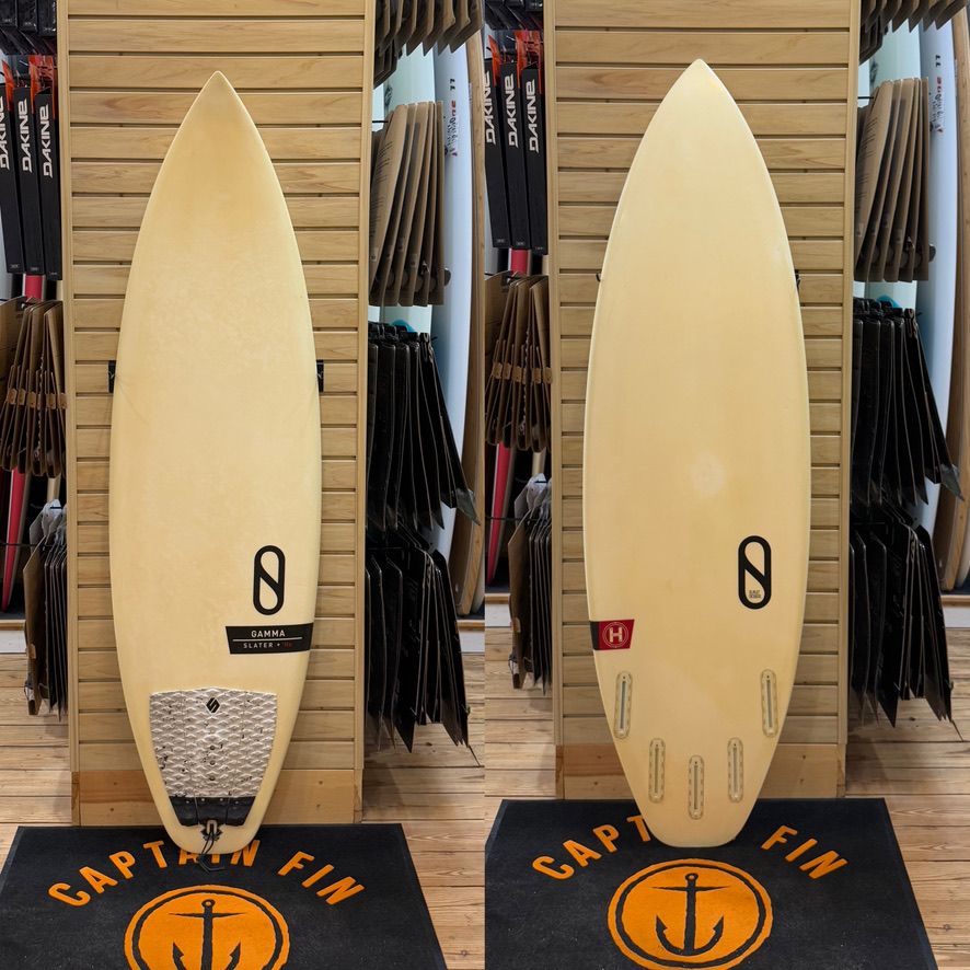 5'10 Firewire surfboard top photo
