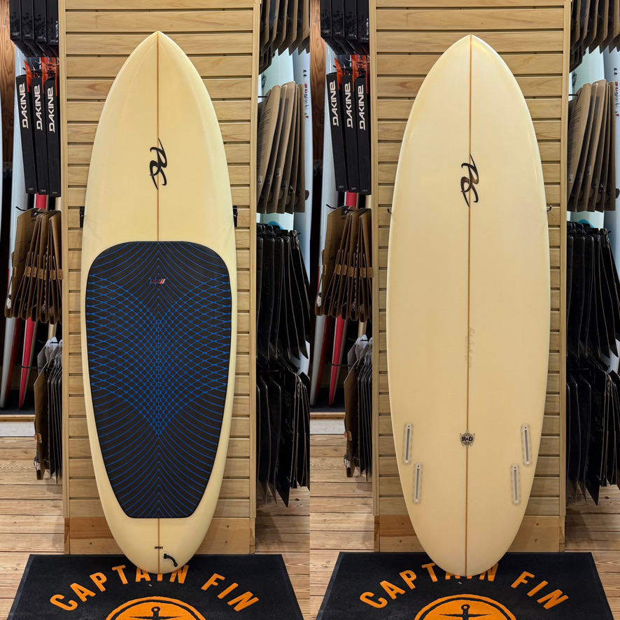 6'2 Ricky Carroll surfboard top photo