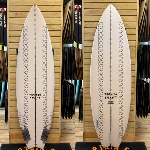 5'11 Maggot surfboard top photo