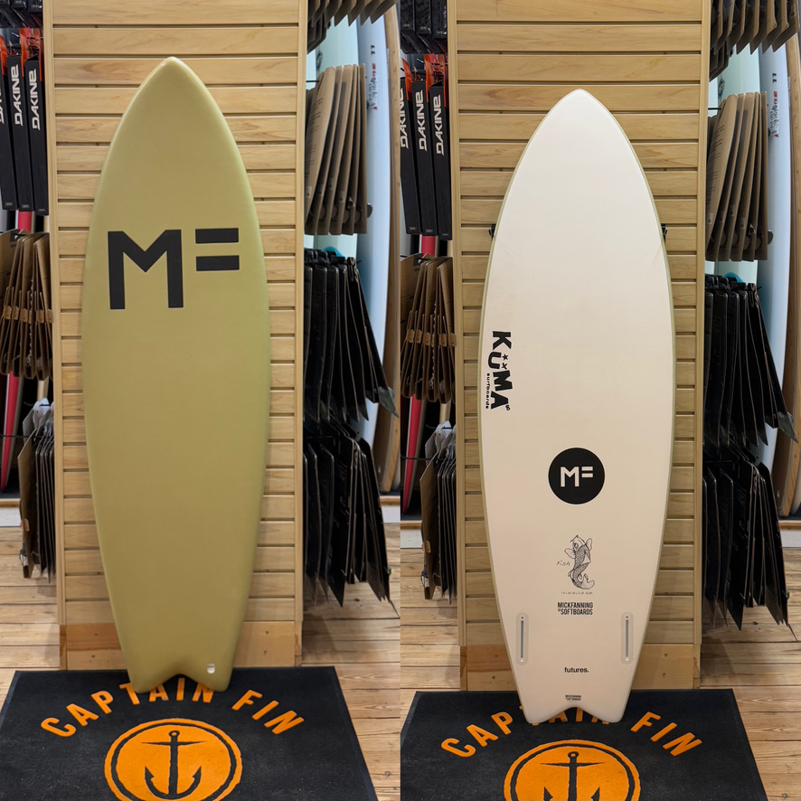5'8 MF surfboard top photo