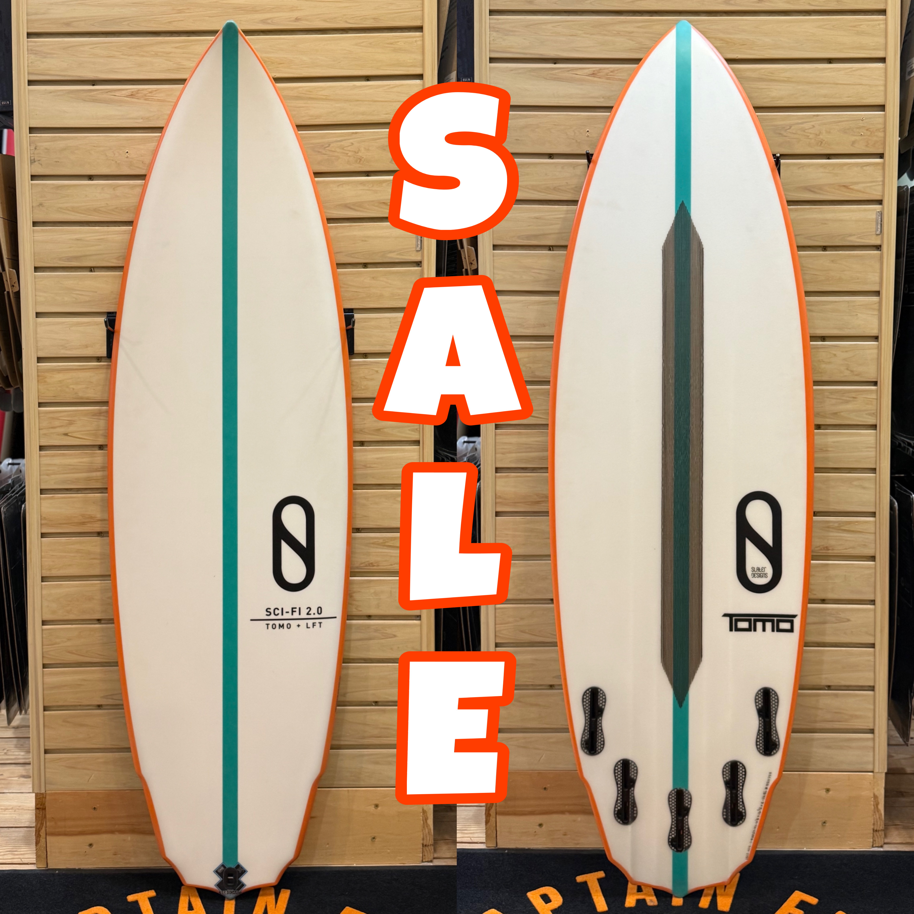 4'8 Sci-fi surfboard top photo