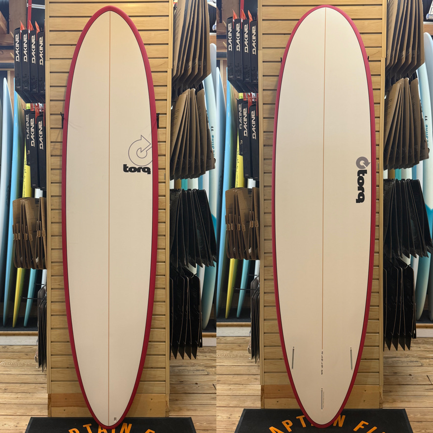 7'6 Fun Pineline (berry rail) surfboard top photo