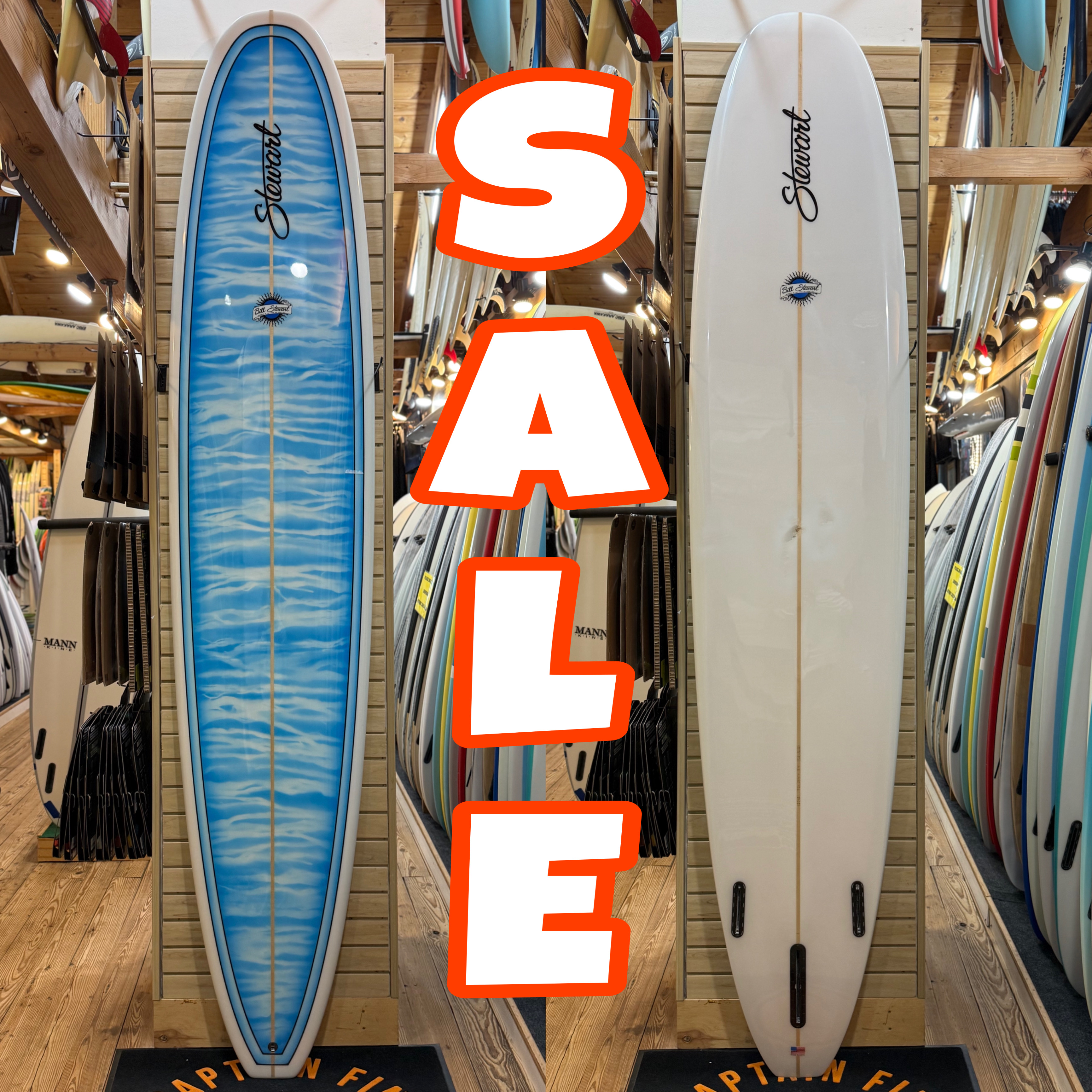 9'6 Hydro Hull surfboard top photo