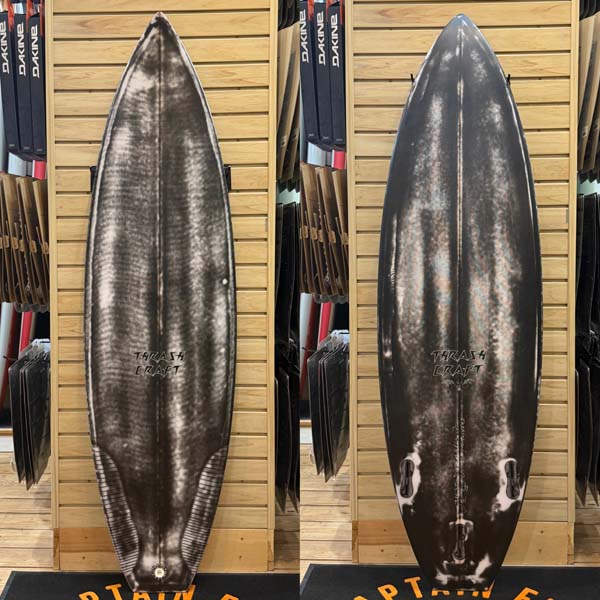 5'7 B@tsh#t  surfboard top photo