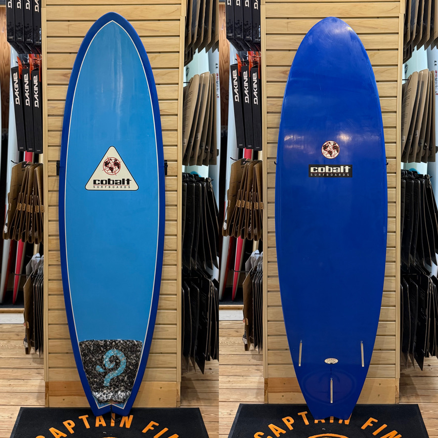 6'6 Cobalt  surfboard top photo