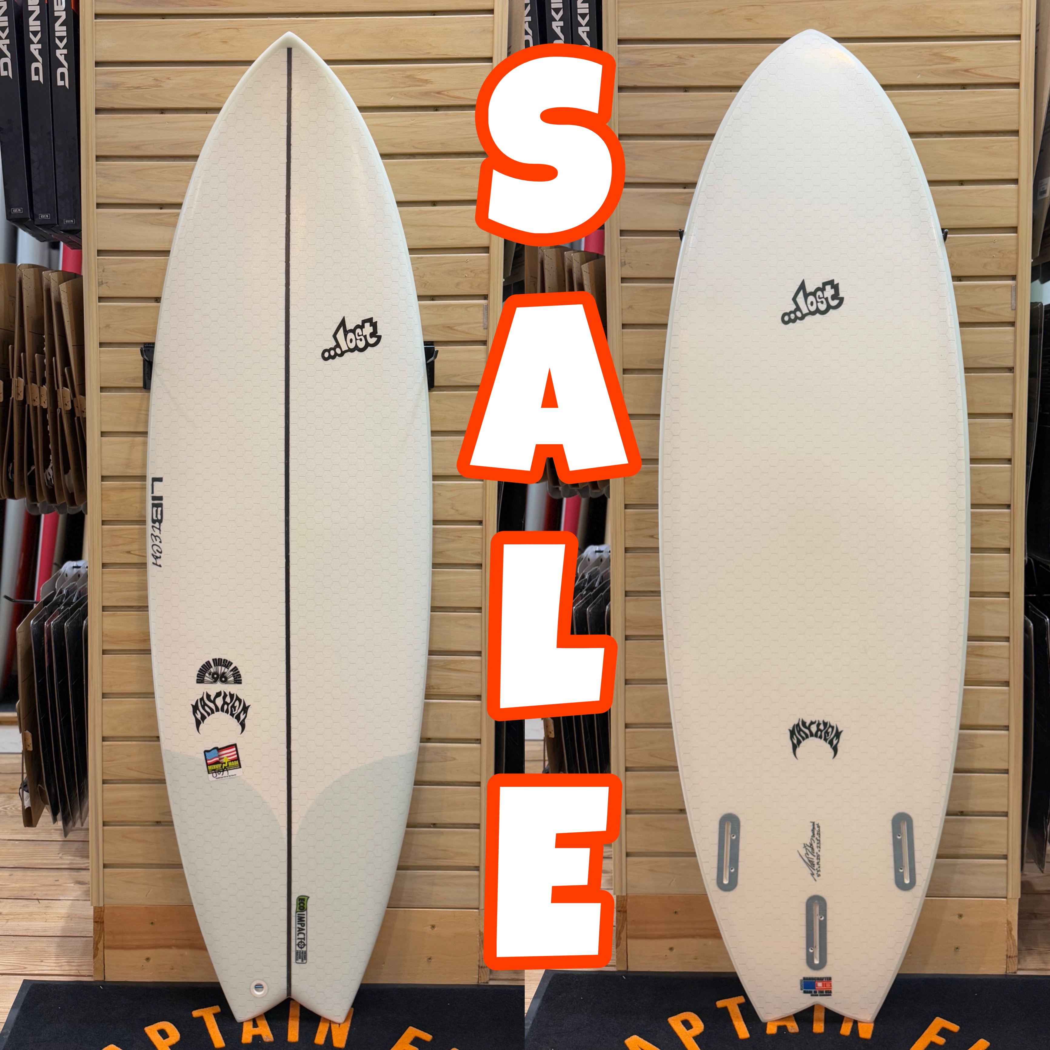 5'3 RNF '96 Lib Tech  surfboard top photo