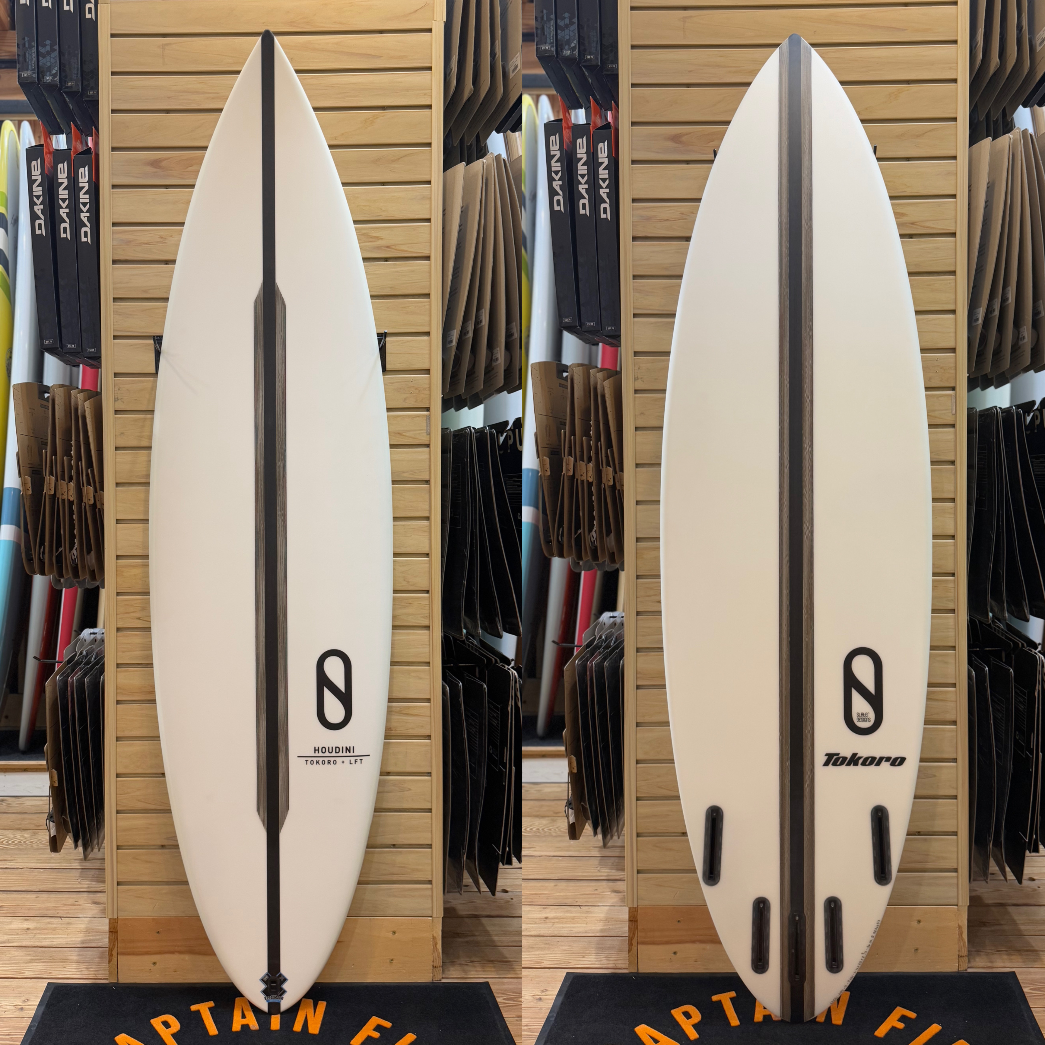 6'4 Houdini  surfboard top photo