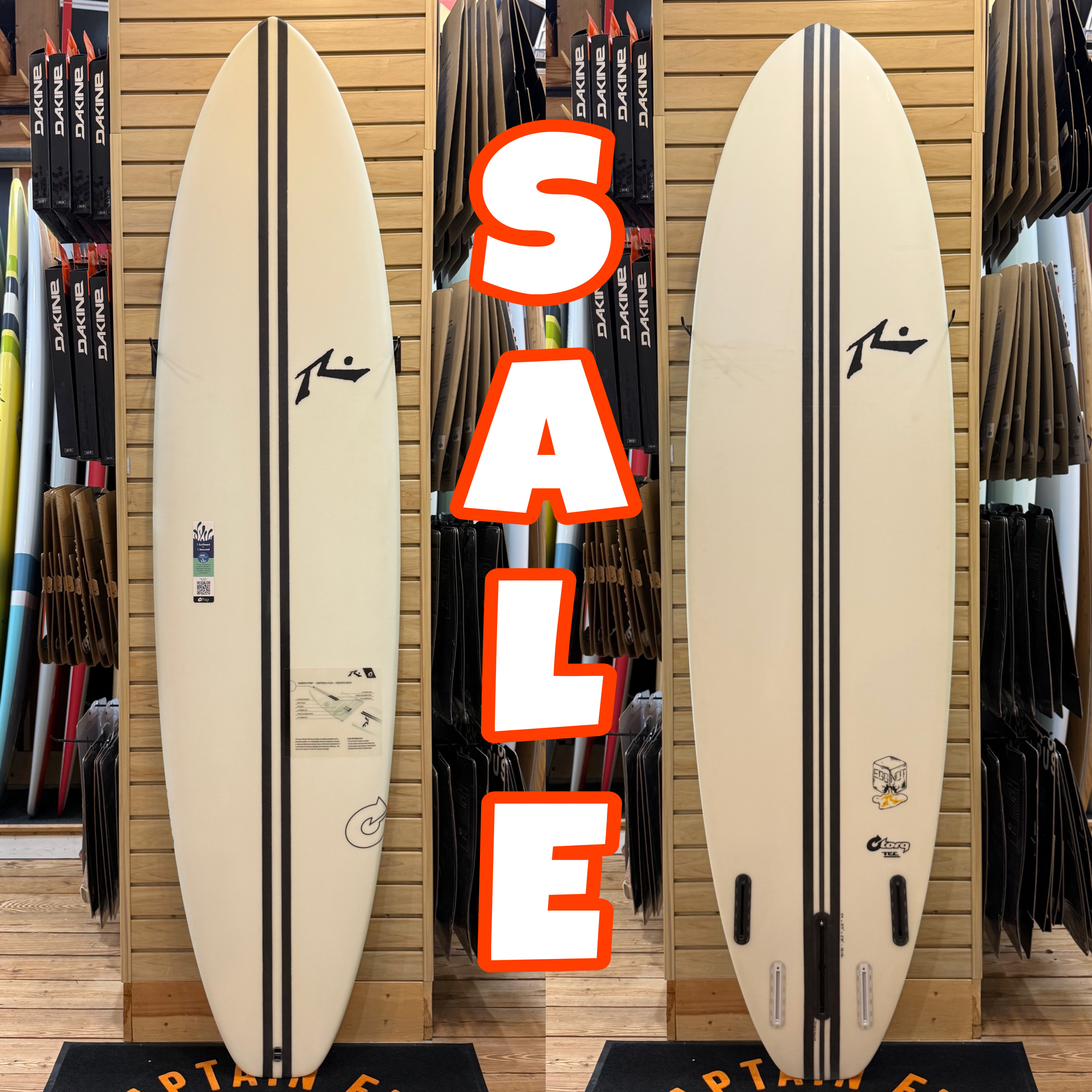 7'2 Rusty Egg Not  surfboard top photo