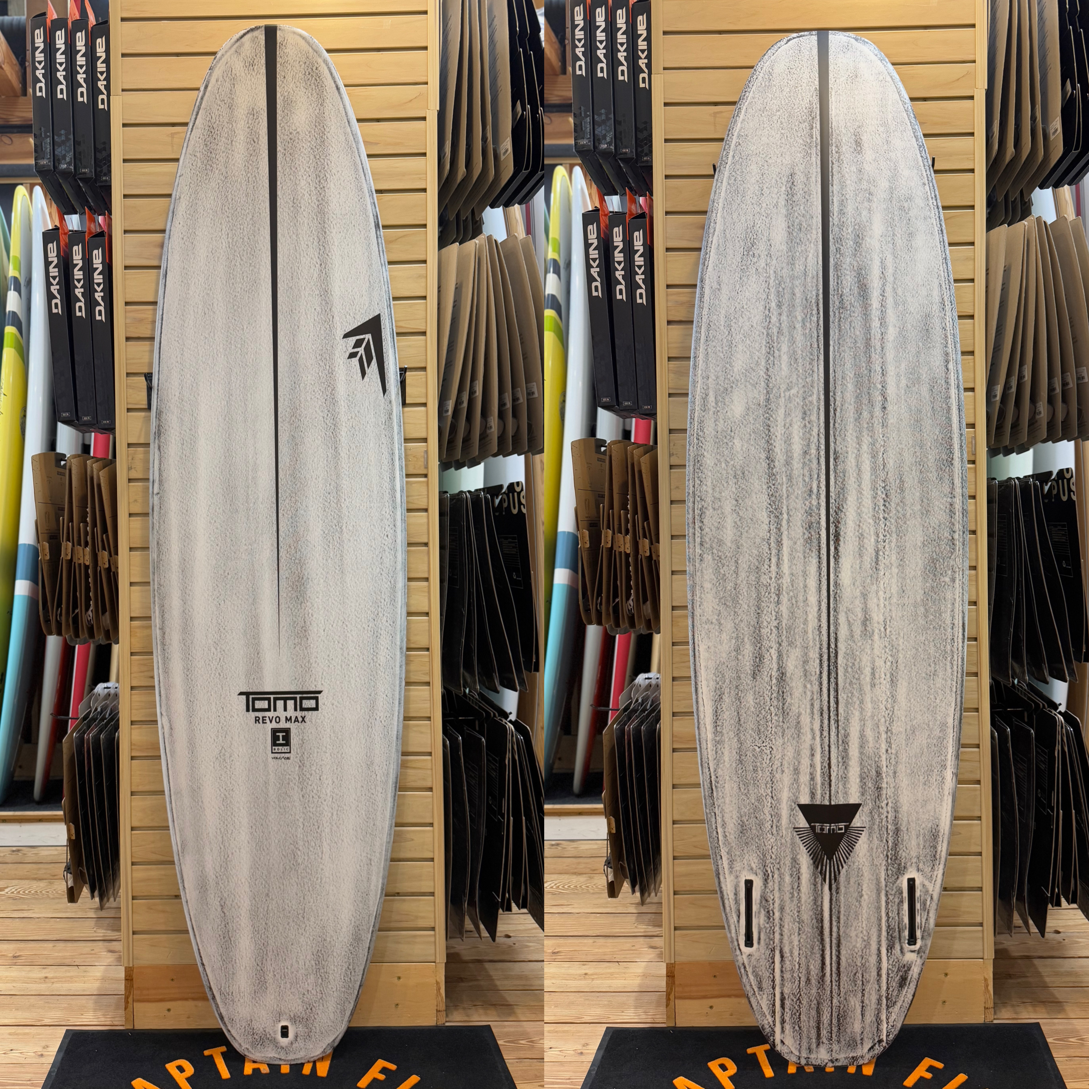 6'9 Revo Max surfboard top photo